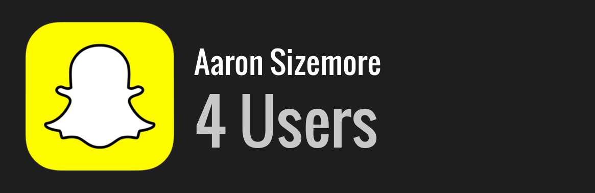 Aaron Sizemore snapchat