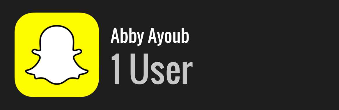 Abby Ayoub snapchat
