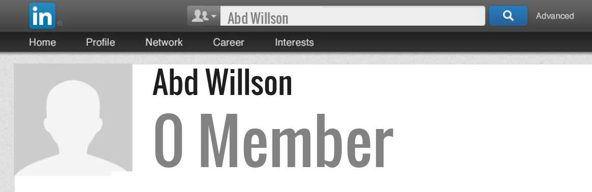 Abd Willson linkedin profile