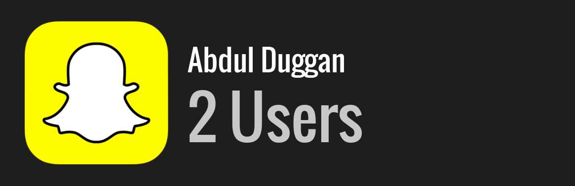 Abdul Duggan snapchat
