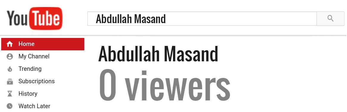 Abdullah Masand youtube subscribers