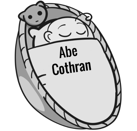 Abe Cothran sleeping baby