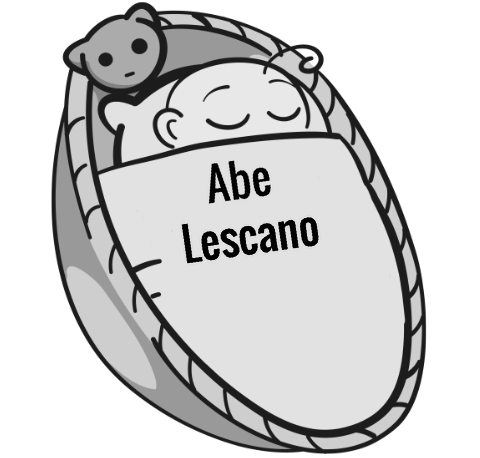 Abe Lescano sleeping baby