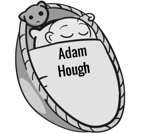 Adam Hough sleeping baby