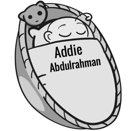 Addie Abdulrahman sleeping baby