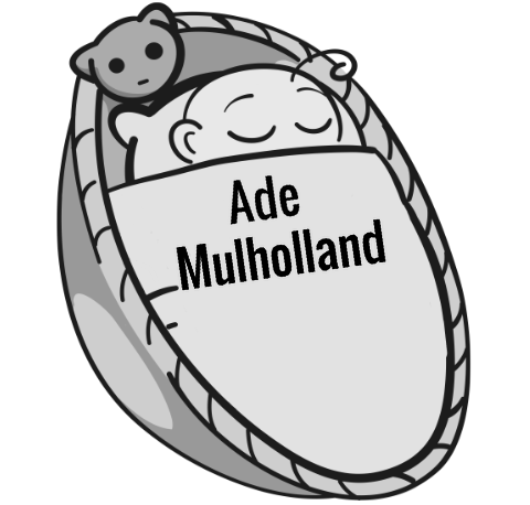 Ade Mulholland sleeping baby