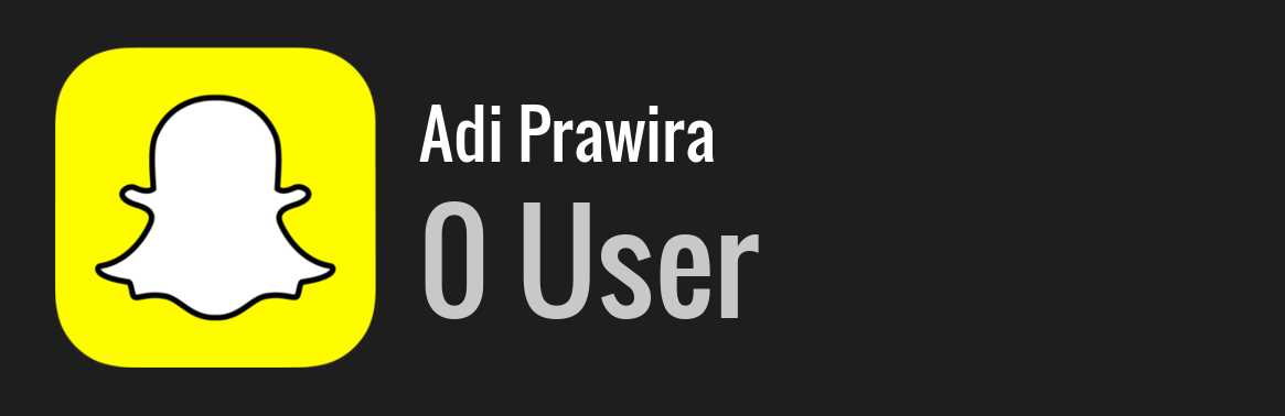 Adi Prawira snapchat