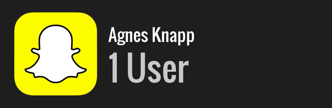 Agnes Knapp snapchat