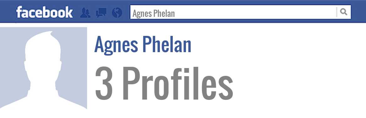 Agnes Phelan facebook profiles