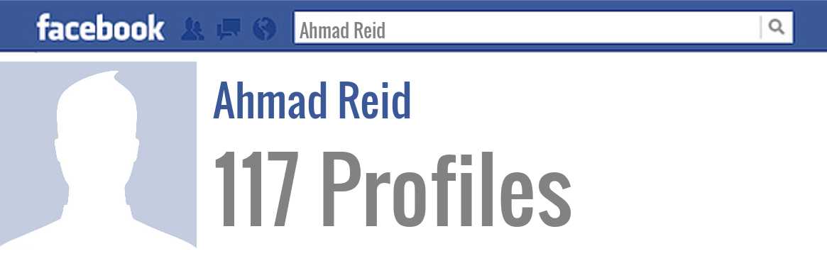 Ahmad Reid facebook profiles