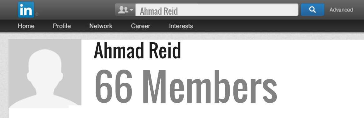 Ahmad Reid linkedin profile