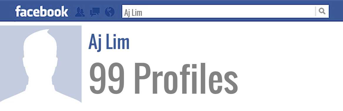 Aj Lim facebook profiles