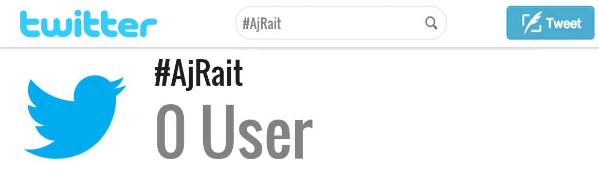 Aj Rait twitter account