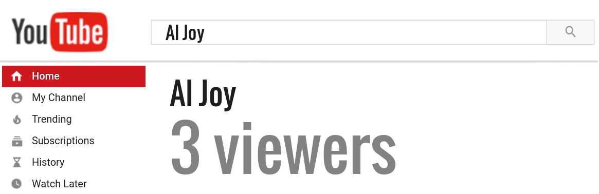 Al Joy youtube subscribers