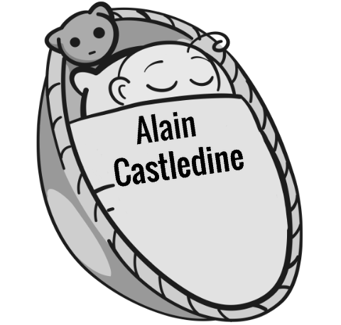 Alain Castledine sleeping baby