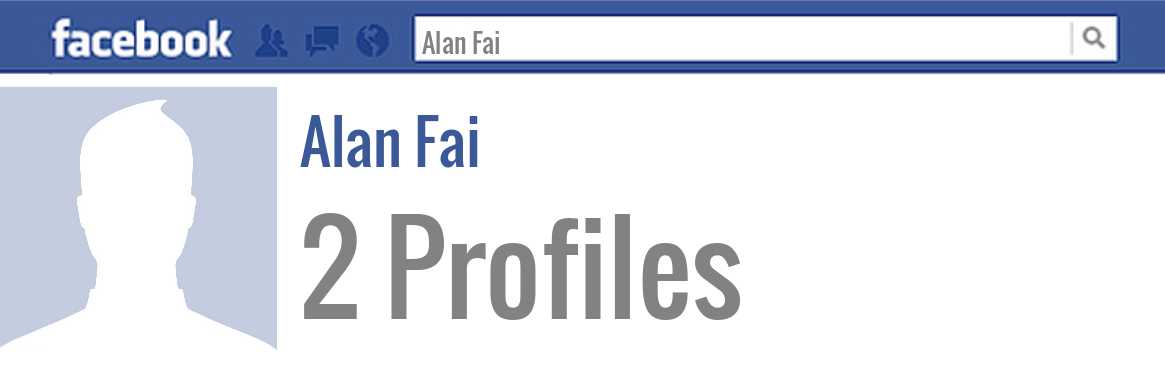 Alan Fai facebook profiles