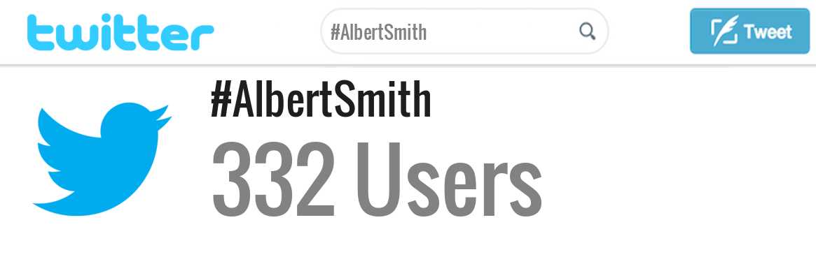 Albert Smith twitter account