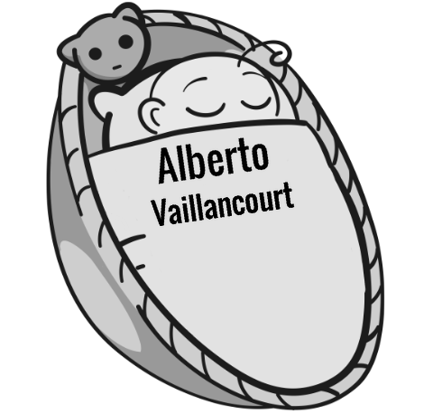 Alberto Vaillancourt sleeping baby