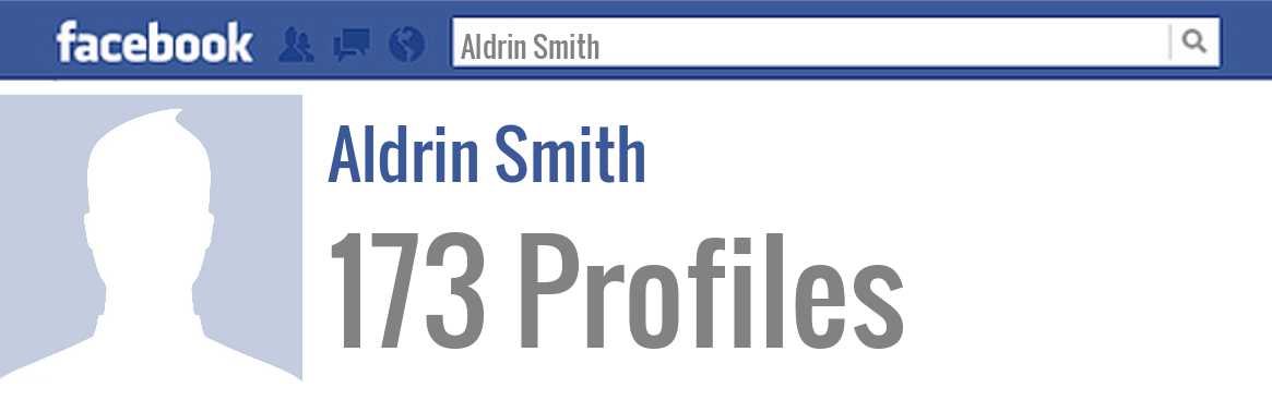 Aldrin Smith facebook profiles