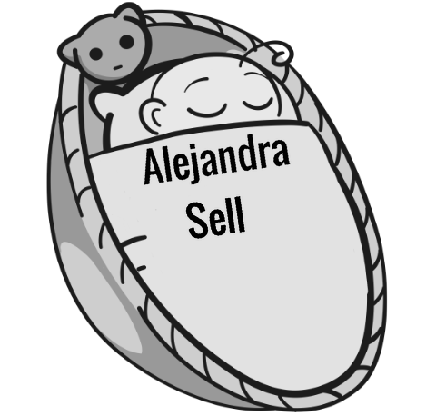 Alejandra Sell sleeping baby