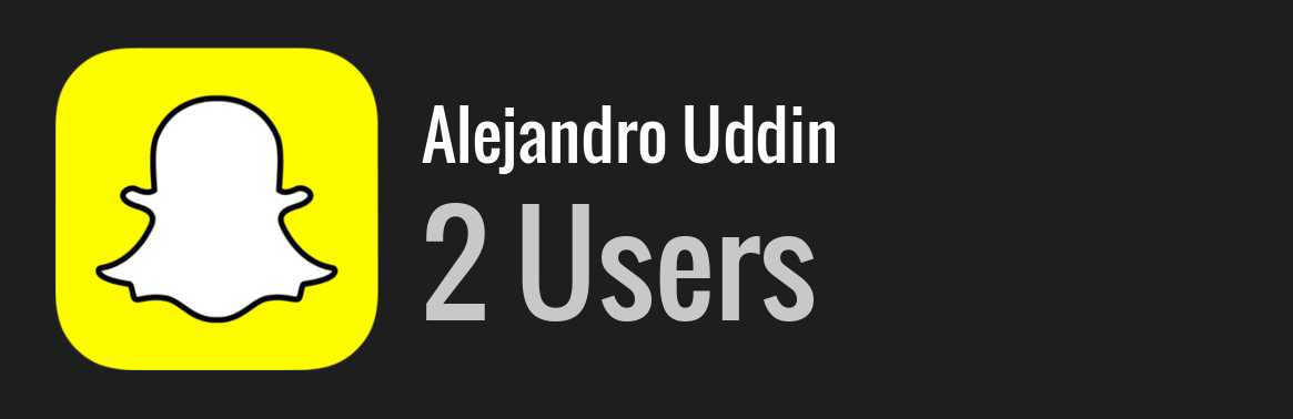 Alejandro Uddin snapchat