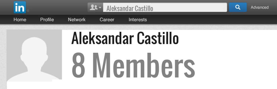 Aleksandar Castillo linkedin profile