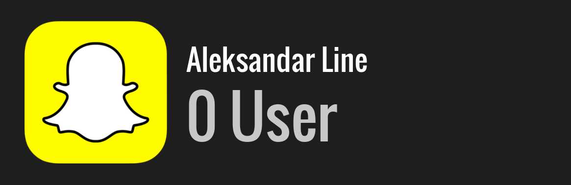 Aleksandar Line snapchat