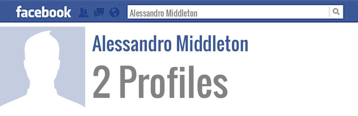 Alessandro Middleton facebook profiles