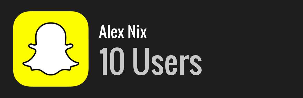 Alex Nix snapchat