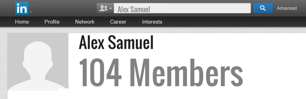 Alex Samuel linkedin profile