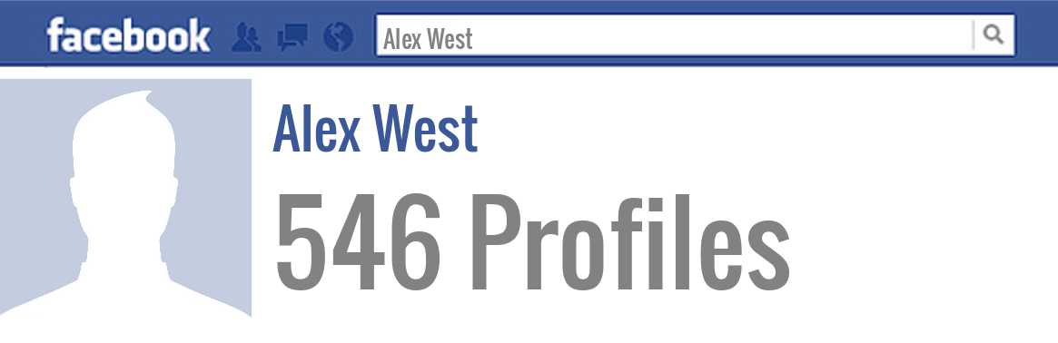 Alex West facebook profiles