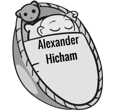 Alexander Hicham sleeping baby