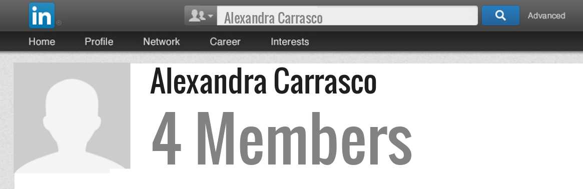 Alexandra Carrasco linkedin profile