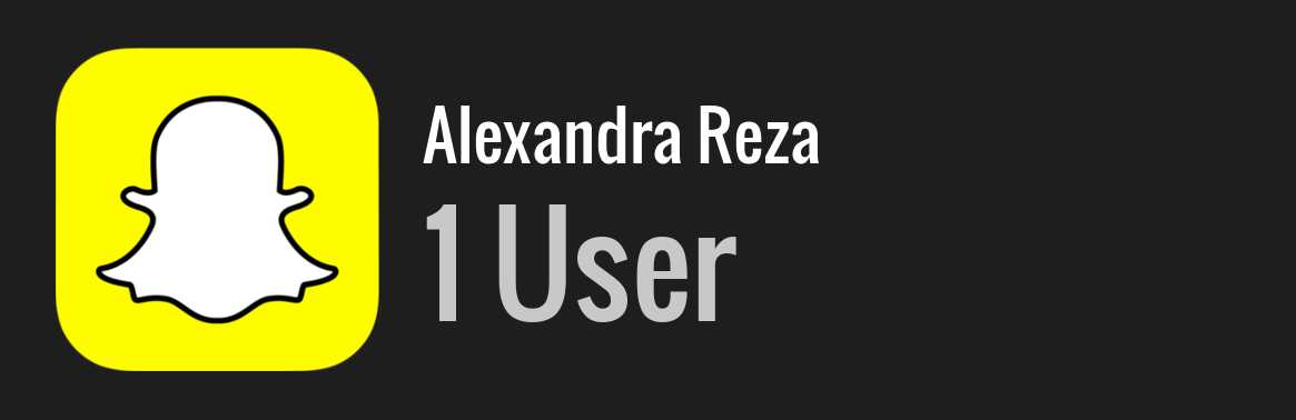 Alexandra Reza snapchat