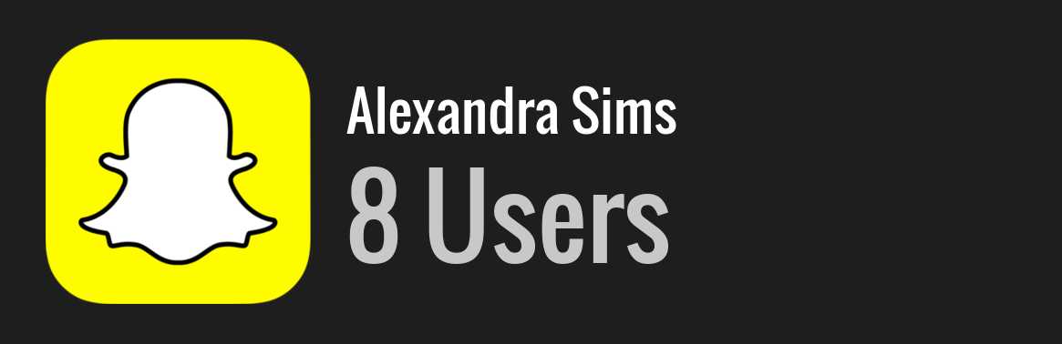 Alexandra Sims snapchat