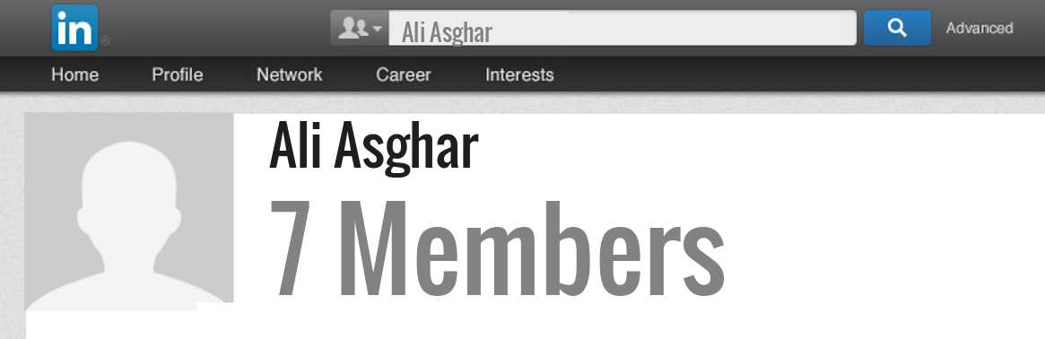 Ali Asghar linkedin profile