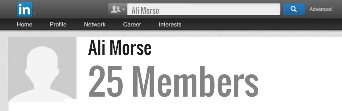 Ali Morse linkedin profile