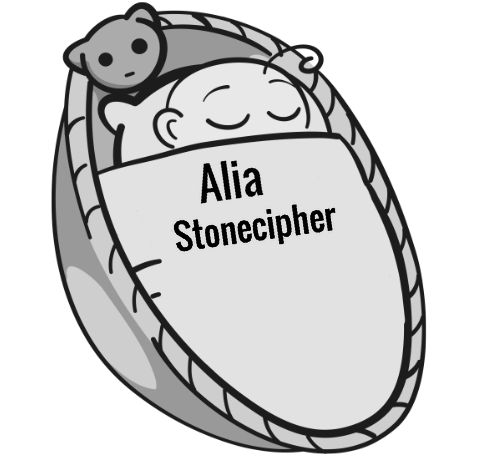 Alia Stonecipher sleeping baby
