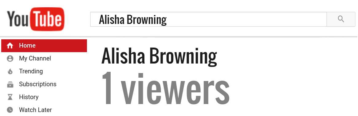 Alisha Browning youtube subscribers