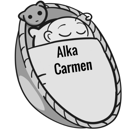 Alka Carmen sleeping baby