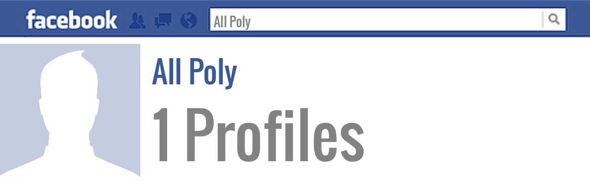 All Poly facebook profiles