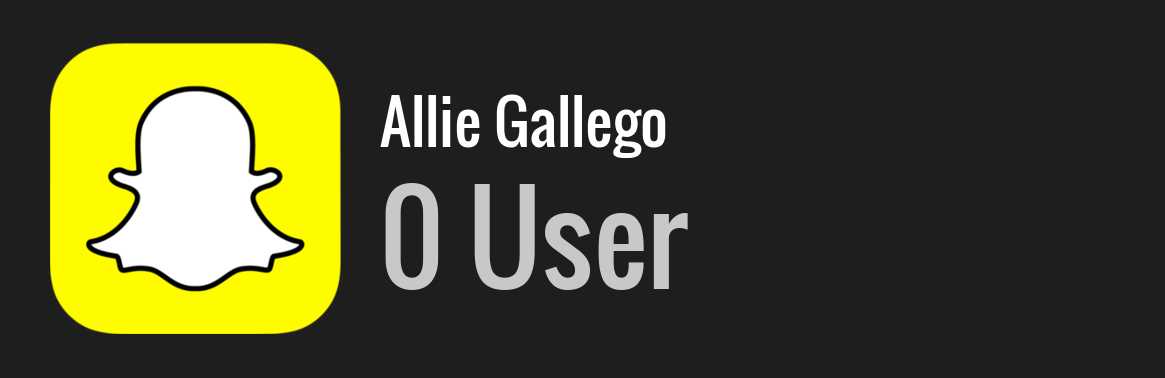 Allie Gallego snapchat