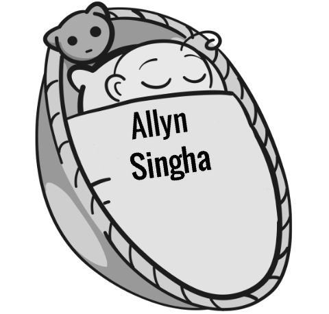 Allyn Singha sleeping baby