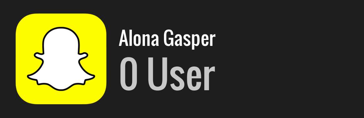Alona Gasper snapchat