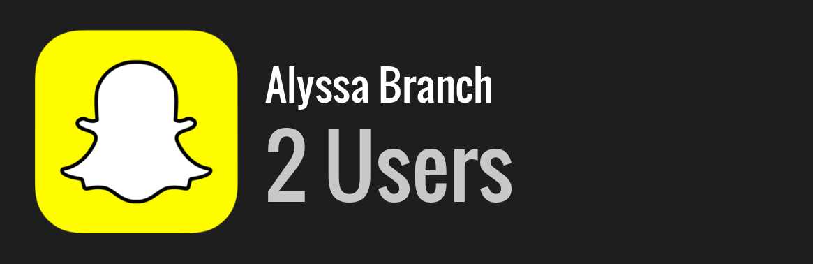 Alyssa branch real name