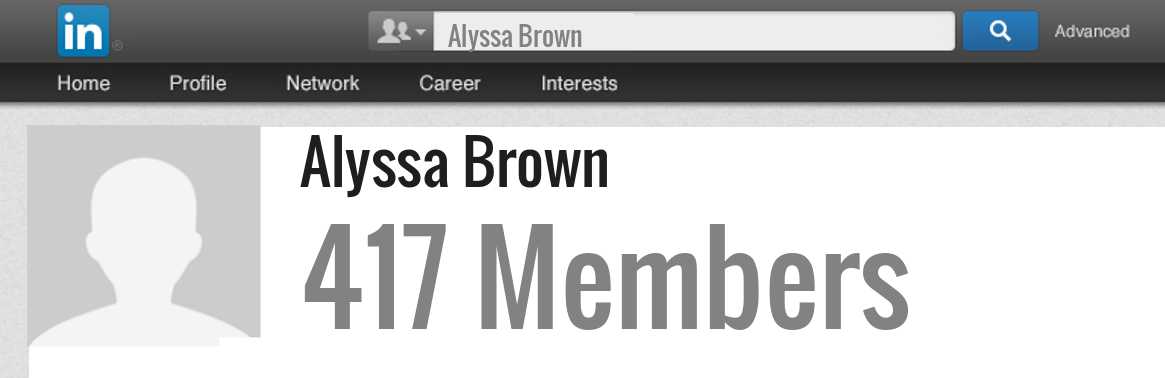 Alyssa Brown linkedin profile