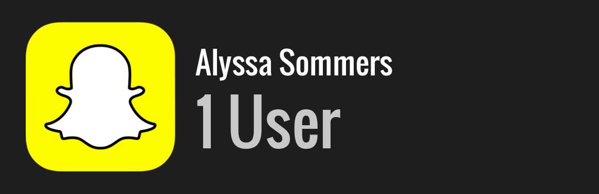 Alyssa Sommers snapchat