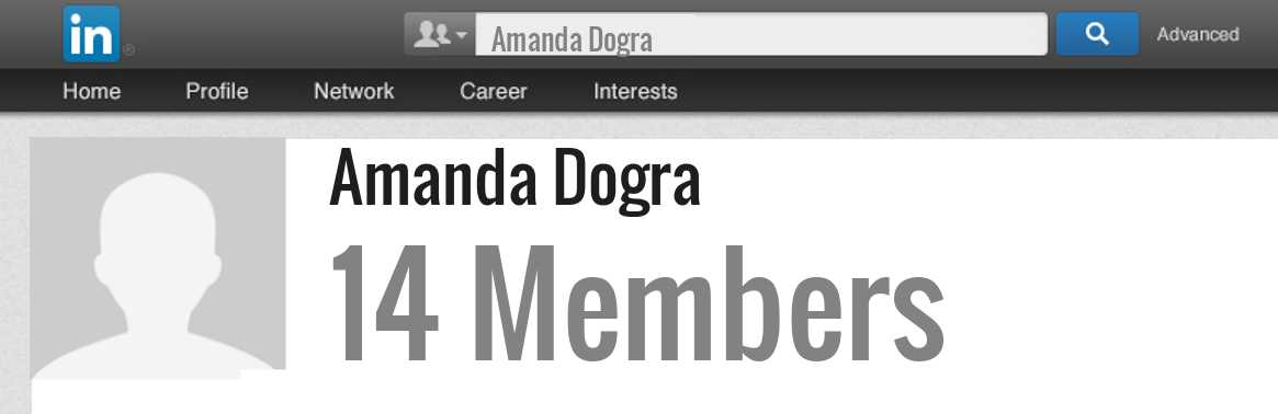 Amanda Dogra linkedin profile