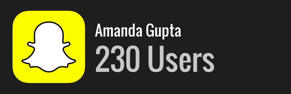 Amanda Gupta snapchat