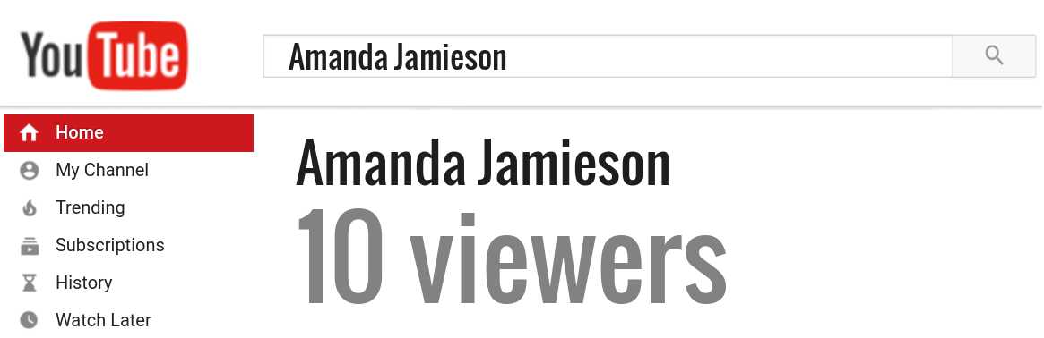 Amanda Jamieson youtube subscribers